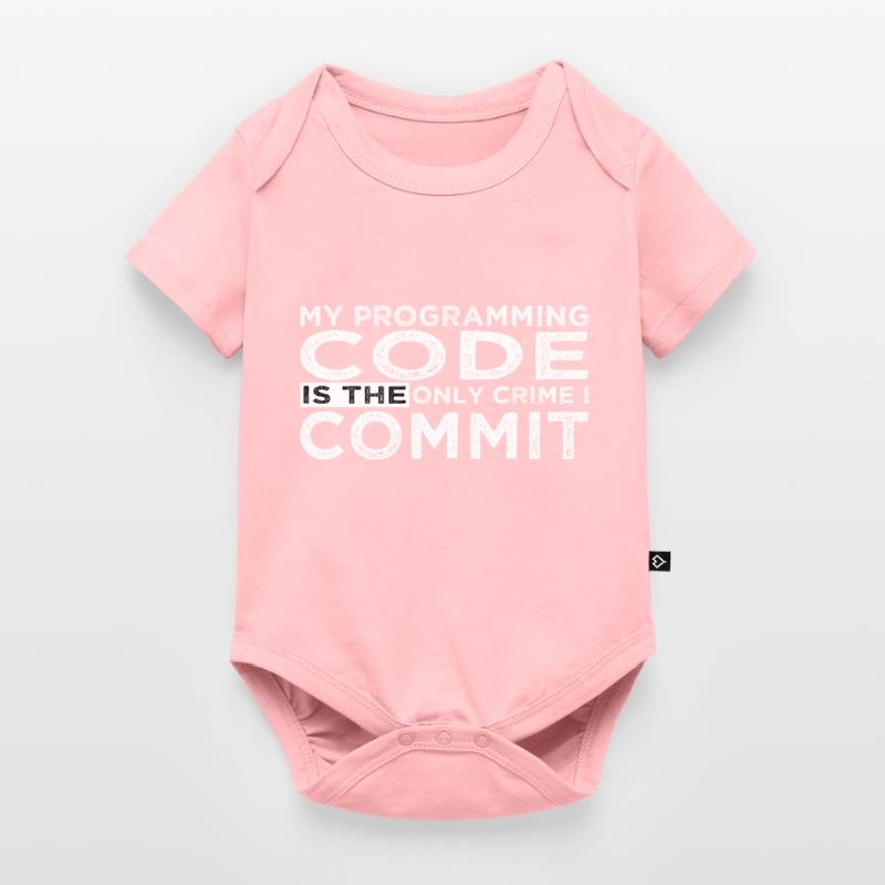 zocker engineering joke hacker superpower coder Baby Premium Kurzarmbody