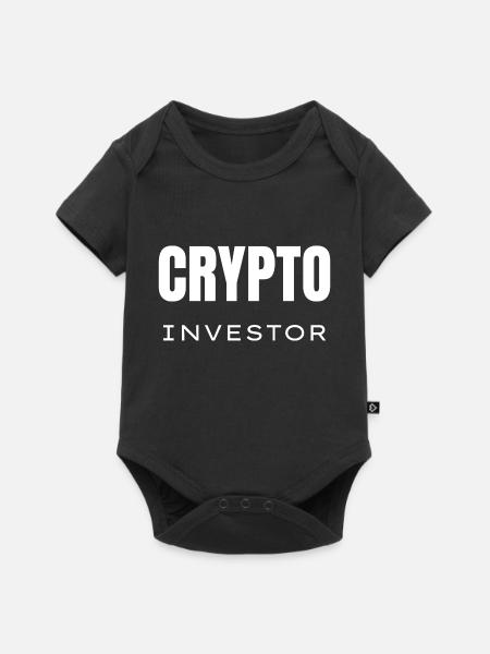 Crypto Investor - Baby Premium Kurzarmbody - Schwarz