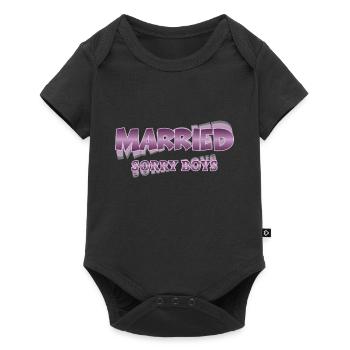 Married. Sorry boys - Baby Premium Kurzarmbody - Schwarz - Vorne