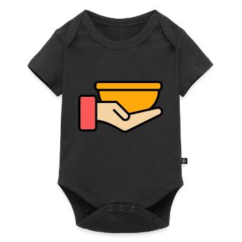 soupe - Body à manches courtes Premium Bébé - noir - Devant