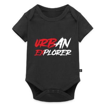 Urban Explorer - Urbex - Baby Premium short-sleeve bodysuit - black - Front