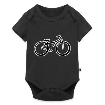 Bike - Baby Premium short-sleeve bodysuit - black - Front
