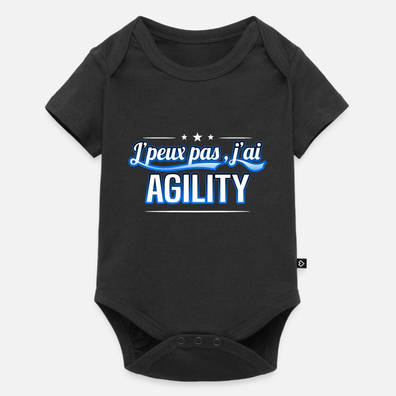 Agility - j'peux pas , j'ai Agility - Body à manches courtes Premium Bébé - noir