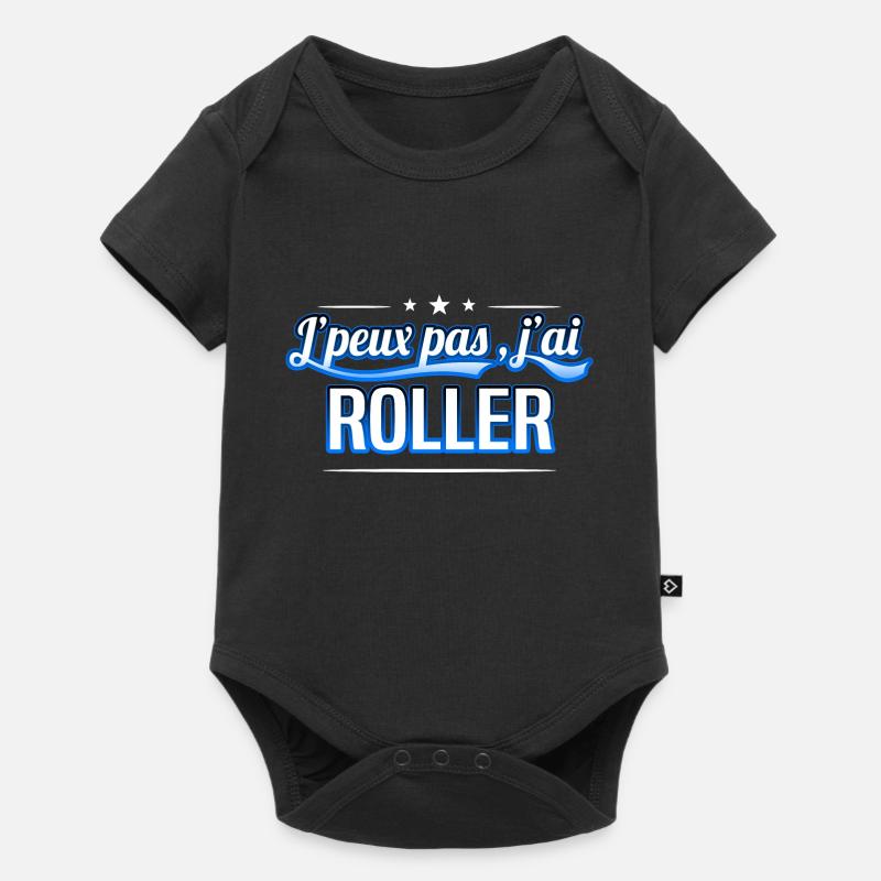 Roller - j'peux pas , j'ai Roller - Body à manches courtes Premium Bébé - noir