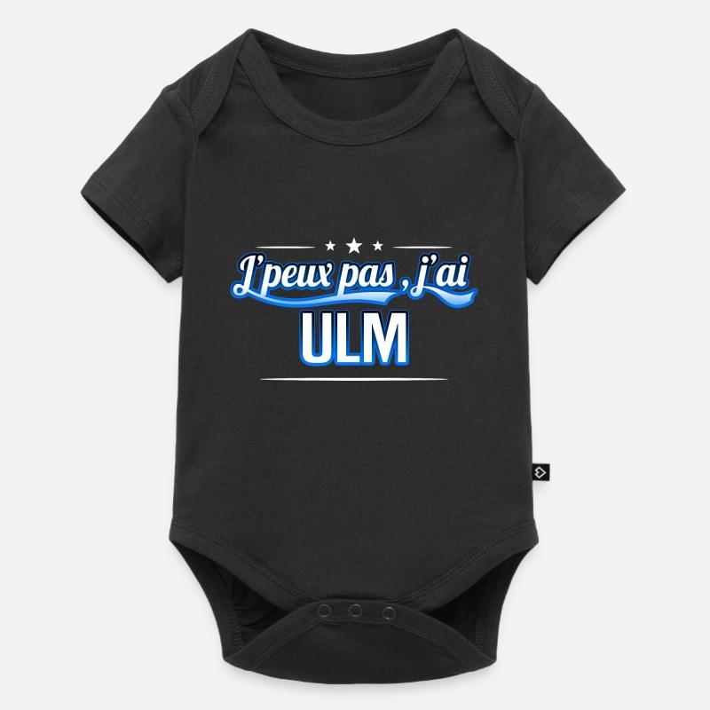 ULM - j'peux pas , j'ai ULM - Body à manches courtes Premium Bébé - noir