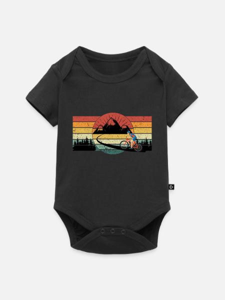 MTB - MTB - Der Bergpfad - Baby Premium Kurzarmbody - Schwarz