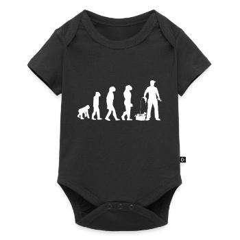 DIY evolution - Baby Premium short-sleeve bodysuit - black - Front