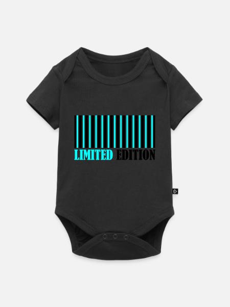 Barcode Limited Edition - Baby Premium Kurzarmbody - Schwarz