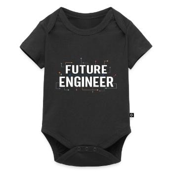 Electrical Engineering Shirt Circuit Kids Future - Baby Premium Kurzarmbody - Schwarz - Vorne