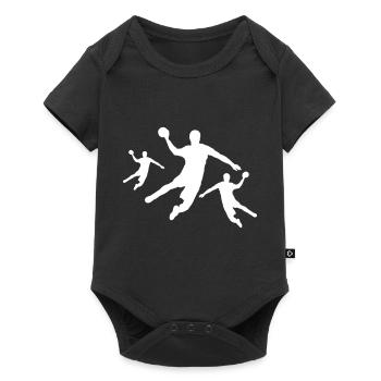 Handball Player Team - Baby Premium short-sleeve bodysuit - black - Front