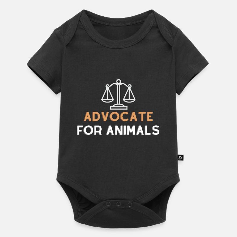 Défenseur des animaux - Body à manches courtes Premium Bébé - noir