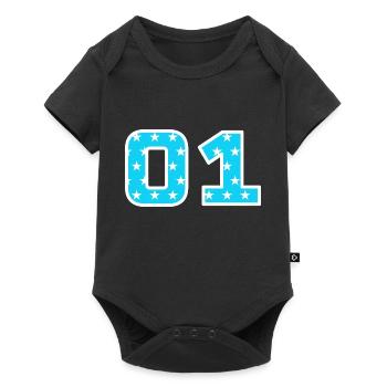 01 - Team - Team Sports - Baby Premium short-sleeve bodysuit - black - Front