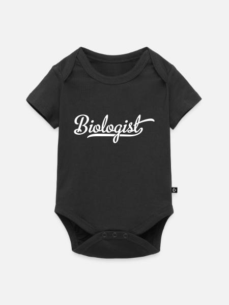 Biologe - Baby Premium Kurzarmbody - Schwarz