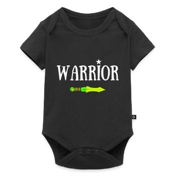 WARRIOR JDR ÉPÉE MAGIQUE - Body à manches courtes Premium Bébé - noir - Devant