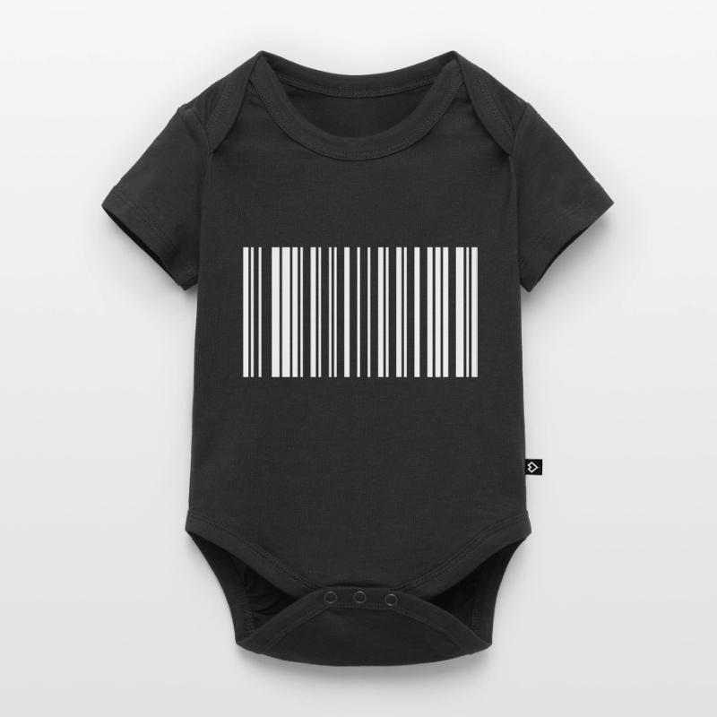 Code-barres de la paix Friedenszeichen Strichcode Symbole Body à manches courtes Premium Bébé