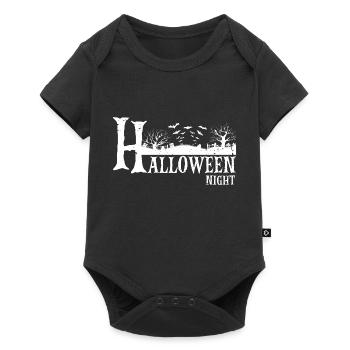 Halloween Night Cool Awesome Graveyard Designs - Baby Premium short-sleeve bodysuit - black - Front