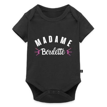 madame boulette - Body à manches courtes Premium Bébé - noir - Devant