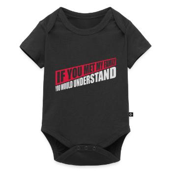 you would understand quote - Baby Premium short-sleeve bodysuit - black - Front
