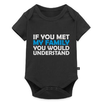 you would understand quote - Baby Premium short-sleeve bodysuit - black - Front