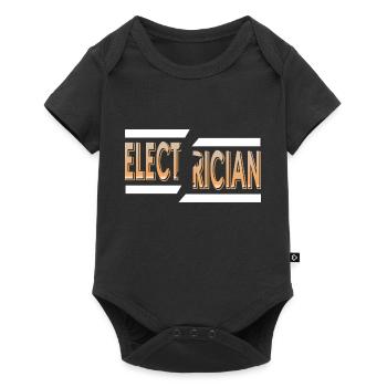 Awesome Retro Electrician Designs T-Shirt - Baby Premium short-sleeve bodysuit - black - Front