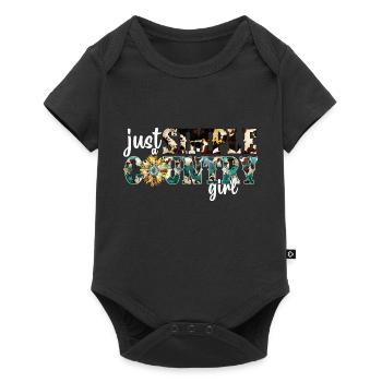 Musique country Rural Landei Country Musicien Maman - Body à manches courtes Premium Bébé - noir - Devant