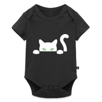 T-shirt Chat in pocket - Chat in pocket - Baby Premium short-sleeve bodysuit - black - Front
