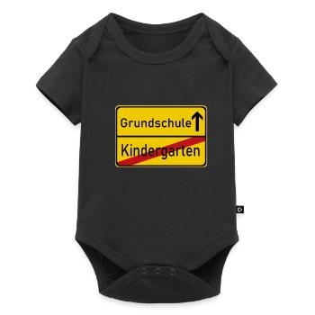 Einschulung Grundschule - Baby Premium Kurzarmbody - Schwarz - Vorne