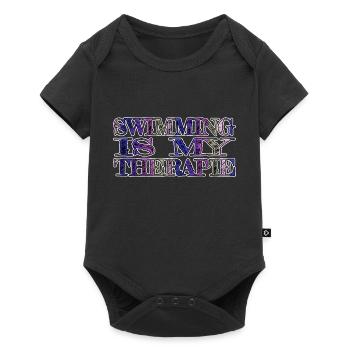 blague anniversaire vélo déclaration sport apnée - Body à manches courtes Premium Bébé - noir - Devant