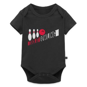 Je suis nul au bowling - Body à manches courtes Premium Bébé - noir - Devant