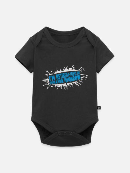 have fun at work - Baby Premium Kurzarmbody - Schwarz