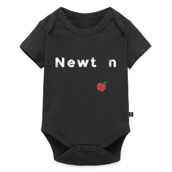 Isaac Newton - Body à manches courtes Premium Bébé - noir - Devant