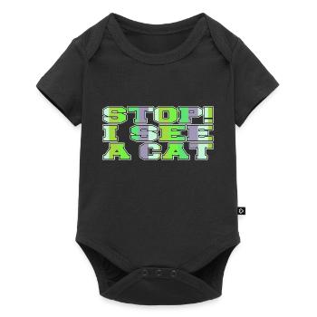 Cats Black Cat Hoodies and Sweatshirts Cool - Baby Premium short-sleeve bodysuit - black - Front