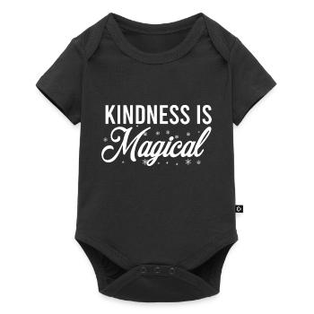 Kindness is magical - Baby Premium short-sleeve bodysuit - black - Front