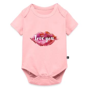 Love you - Body à manches courtes Premium Bébé - rose - Devant