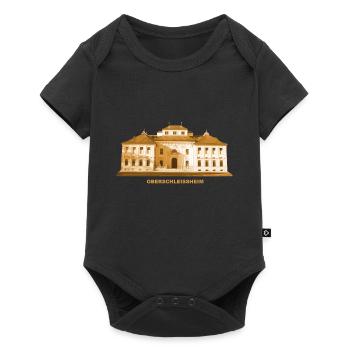 Oberschleißheim Schloss Lustheim Oberbayern - Baby Premium Kurzarmbody - Schwarz - Vorne