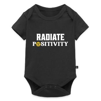 Radiate Positivity Radiology X-Ray Wheel Tech - Baby Premium short-sleeve bodysuit - black - Front