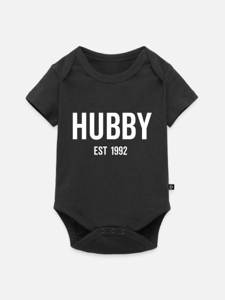 Ehemann Est 1992 - Baby Premium Kurzarmbody - Schwarz