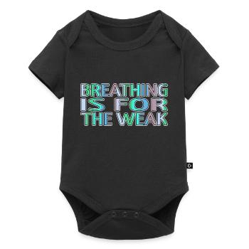gift swimmer eat sleep swim tshirts - Baby Premium Kurzarmbody - Schwarz - Vorne