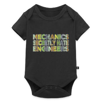 humor awesome aircraft mechanic tools cool - Baby Premium short-sleeve bodysuit - black - Front