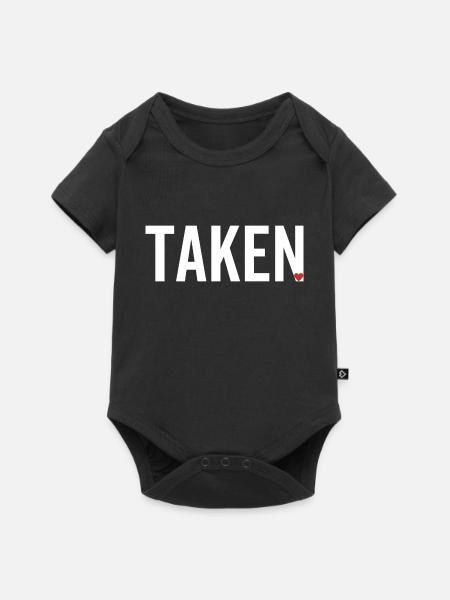 Genommen - Baby Premium Kurzarmbody - Schwarz