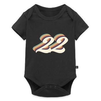 22nd anniversary vintage - Baby Premium short-sleeve bodysuit - black - Front