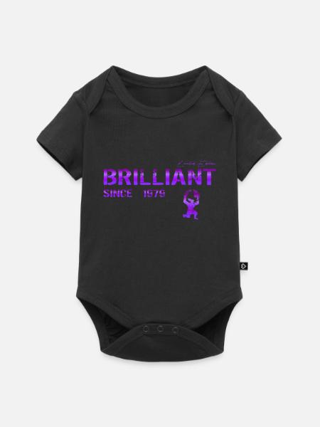 Brilliant since 1979 - Baby Premium Kurzarmbody - Schwarz