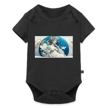 Terra World - Baby Premium Kurzarmbody - Schwarz - Vorne