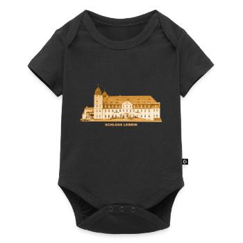 Lebbin Schloss Fleesensee Rügen Mecklenburg Baltic Sea - Baby Premium short-sleeve bodysuit - black - Front
