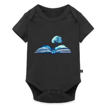 Book Readers Book lovers Reading Books Gift - Baby Premium short-sleeve bodysuit - black - Front