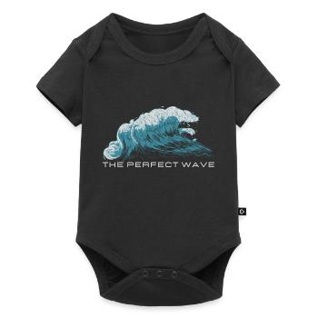 The perfect wave - Baby Premium short-sleeve bodysuit - black - Front