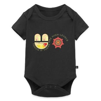 BONNE FACE - Body à manches courtes Premium Bébé - noir - Devant