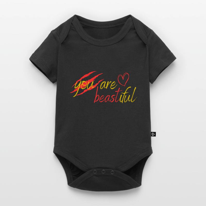 Biest oder Schönheit? Baby Premium Kurzarmbody