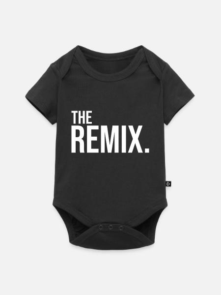 The Remix - Baby Premium Kurzarmbody - Schwarz