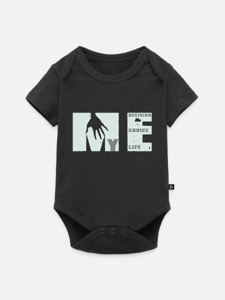 MEvolution: Wahl, Entscheidung, Leben - Baby Premium Kurzarmbody - Schwarz
